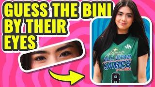 GUESS THE NAME OF THESE BINI MEMBERS BY THEIR EYES│PINOY QUIZ