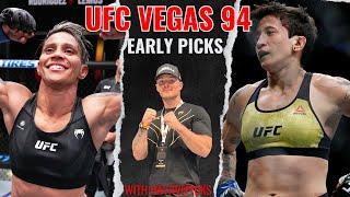 UFC Vegas 94 Lemos vs. Jandiroba Full Card Early Picks