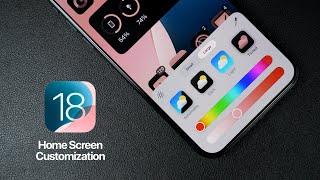 iOS 18 Hands-on: Home Screen Customization!