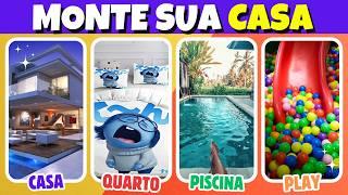 MONTE SUA CASA DOS SONHOS ‍️Jogo das Escolhas | Quiz