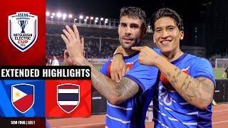  Philippines vs Thailand  (ASEAN Mitsubishi Electric Cup 2024: Semi-Final Leg 1 Extended HLs)