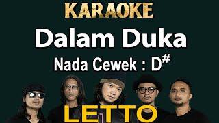 Dalam Duka (Karaoke) Letto / Nada Cewek D#