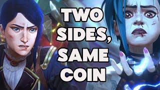Caitlyn and Jinx: Two Sides of the Same Coin | Arcane Essay