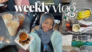 building routine, cook with me + i'm... lonely?  | weekly vlog