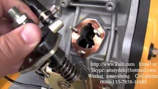 how to adjustment fuel pump for air cooled diesel Generator Fuel Pump adjustment form amoysheng@163