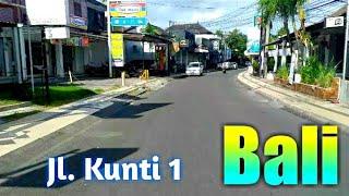 seminyak hari ini, Di jalan kunti 1 masih sepi saat ini..