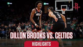 Dillon Brooks (36 points) Highlights vs. Boston Celtics l Houston Rockets