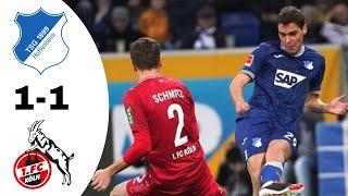 TSG Hoffenheim VS FC Köln 1-1 Highlights | Bundesliga 2023/2024