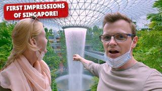 Entering SINGAPORE for the First Time (our first impressions!)