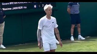 Tennis - Wimbledon 2024 - Maxime Janvier, qualifié et nouveau roi des célébrations : "La maison !"