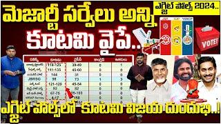 AP Exit Polls All Surveys 2024|Latest Exit Polls 2024 #chandrababu #pawankalyan #apelections2024