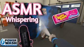 ASMR Gaming | SATISFYING POWERWASH SIMULATOR | Whispering +Keyboard/Mouse Sounds 