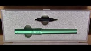 PENBBS 350 48SF Green  Aluminum Fountain Pen Review (Rollerball too)