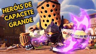 Big Helmet Heroes Aventura e Ação com os Cabeçudos