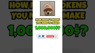 How many Dogwifhat(WIF)Tokens you need to Make 1 Million?  #shorts #Dogwifhat