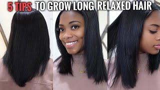 5 EASY TIPS TO RETAIN LENGTH ON RELAXED HAIR | This is Why Your Relaxed Hair Isn’t Growing |