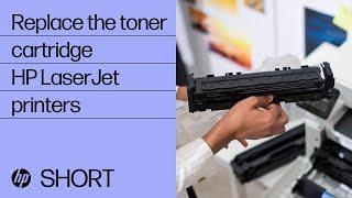 Replace the toner cartridge on HP LaserJet printers | HP Support