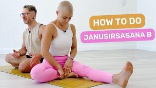 How to do Ashtanga Yoga's Janusirsasana | Head to Knee Pose B