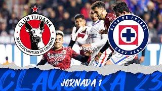 Empate en la frontera | Resumen Xolos vs Cruz Azul | Liga BBVA MX | Clausura 2023