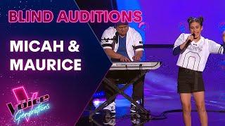 Micah & Maurice Sing Justin Bieber | The Blind Auditions | The Voice Generations Australia