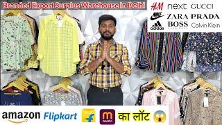 Branded Export Surplus Warehouse in Delhi || Premium Branded Top