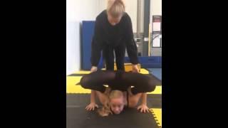 Alyssa triple fold pushup assisted