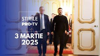 Știrile PRO TV - 3 Martie 2025