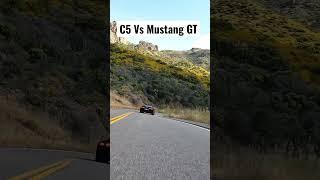 C5 Vs Mustang GT in the Canyons #geekswithcars #car #c5z06 #omegagreed #sportscar