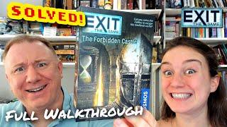 Solved! Exit the Game: The Forbidden Castle - full walkthrough and solution with Dr Gareth and Laura