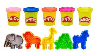 Today we make animals from Play Doh plasticine!