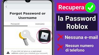 Come reimpostare la password Roblox senza e-mail (aggiornato al 2024) |