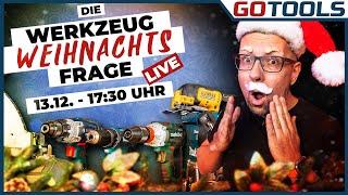 Werkzeug-Geschenkideen-Talk mit Sebastian & Sandra: Live Q&A am 13.12.2024 um 17:30 Uhr