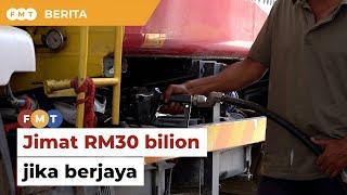 Jimat RM30 bilion jika penyasaran subsidi diesel berjaya