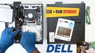 Dell Optiplex 790 SFF (small form factor) SSD, RAM Upgrade - Step by Step Guide