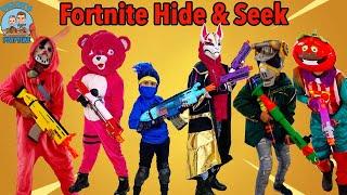 Fortnite Hide and Seek battle Royale game | Fortnite Skins | Deion's Playtime skits