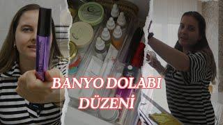 BANYO ÇEKMECEMİ DÜZENLİYORUM, KULLANDIĞIM ÜRÜNLER, FAVORİLERİM | VLOG 