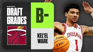 Kel'el Ware Selected No. 15 Overall By Miami Heat I 2024 NBA Draft Grades I CBS Sports