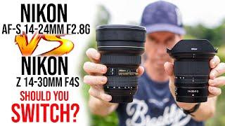 Nikon AF-S 14-24 F2.8G VS Nikon Z 14-30 F4S | Should You Switch?