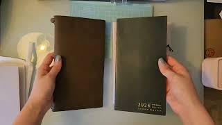 the year of insane plans and no structure: Sterling Ink-TN, Hobonichi, Ours Planner 2024