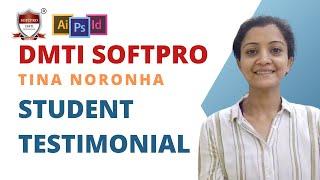 Student Testimonial-Tina Noronha-Graphic Designing, 3D Max & VRAY Course-Softpro Animation Academy