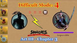 Shades: Shadow Fight Roguelike || Act III Chapter 3 - Mode 4 「iOS/Android Gameplay」