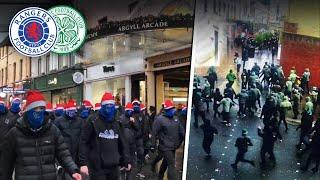 Celtic v Rangers | Celtic Fans Attack Rangers Fans before cup final!