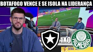 BOTAFOGO 1 X 0 PALMEIRAS ALVINEGRO VENCE E SE ISOLA NA LIDERANÇA DO BRASILEIRÃO 2024