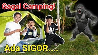 TAKUT LIAT GORILLA SAAT CAMPING DIHUTAN?! SAPUTRA MINTA PULANG! | Mikael TubeHD