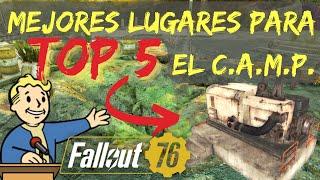 FALLOUT 76 - TOP 5 MEJORES LUGARES PARA EL CAMP