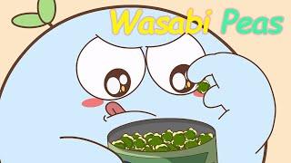 Wasabi peas are too good! This is driving me crazy! #peas #wasabi #snacks【Little Munchy Puff】