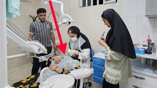 When Mrs. Fatima stood by Rasul; taking care of Cyrus on the day of Masoumeh's treatment