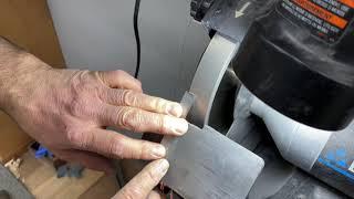 Chisel Repair, regrinding the primary bevel.