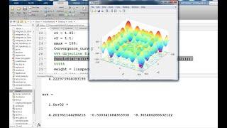 Particle swarm optimization - (PSO) using MATLAB