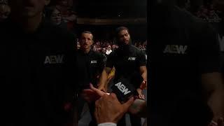 Ricochet trying to provoke Zach Gowen during AEW Collision!